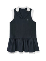 Contrast Collar Mini Dress