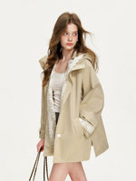 Lace Hooded Windbreaker