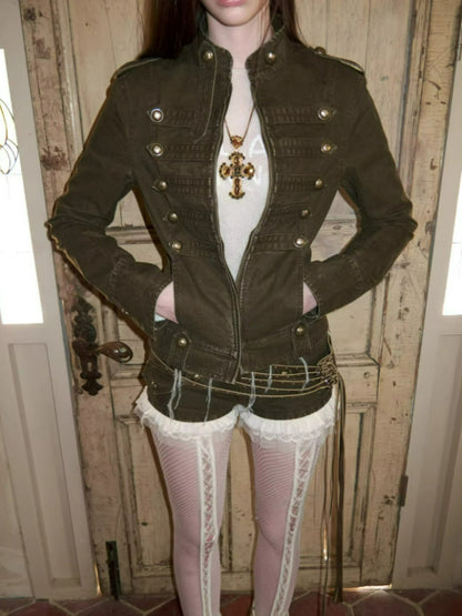 Vintage Buckle Multi-Tassel PU Belt/Bracelet