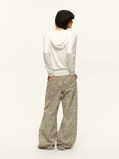 Lyocell Pleated Hoodie Top