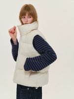 Stand Collar Quilted Down Vest