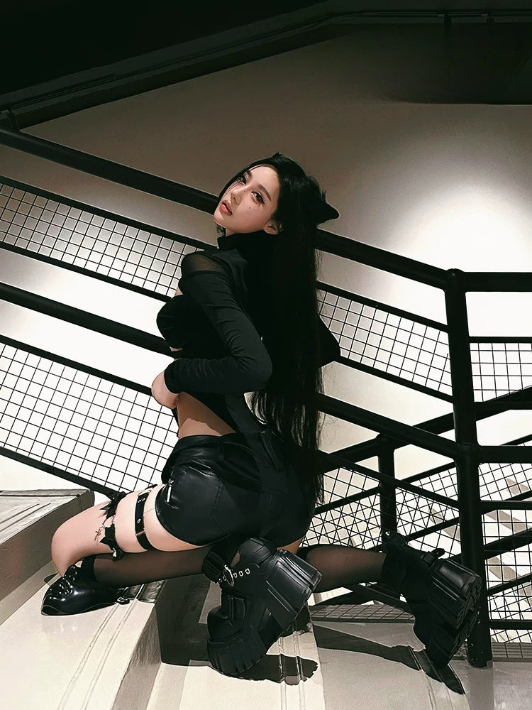 Punk Mary Jane Boots