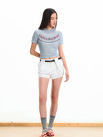 Fair Isle Jacquard Knit T-shirt