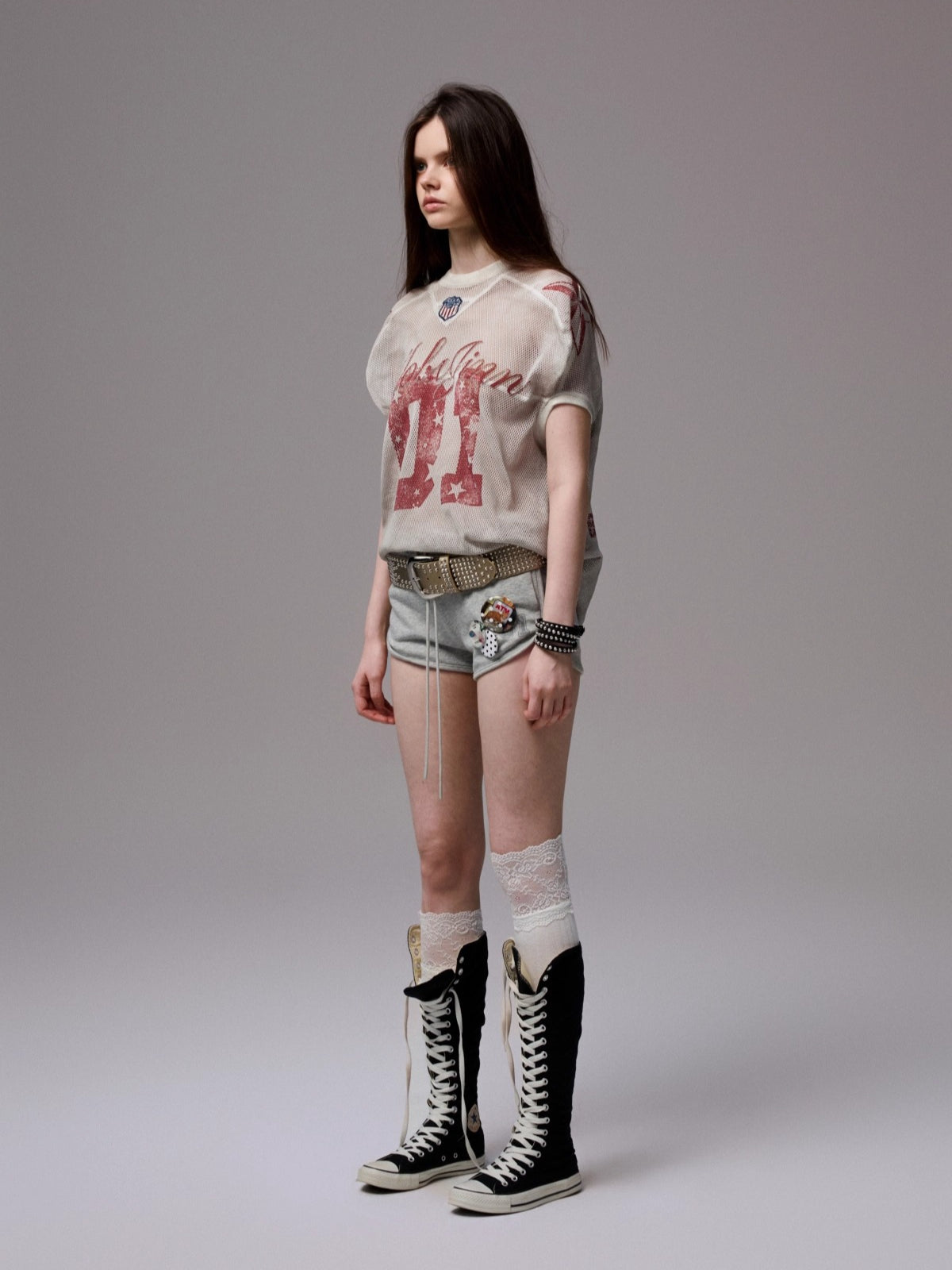 Retro Mesh Rugby V-Neck Jersey