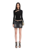 Crescent Knit Blouse