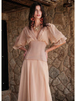 Rope Detail V Neck Shirt Dress