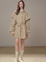 Comfy Chestnut Trench Coat