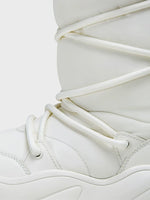 Fleece Platform Snow Boots