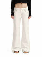 Contrast Flare Jeans