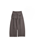 Drawstring Wide Leg Pants