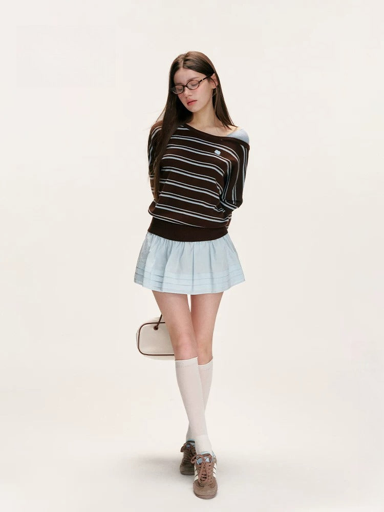 Plaid Bubble Skirt