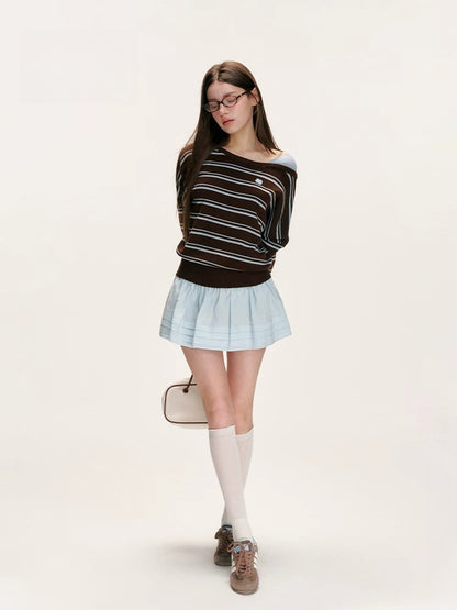 Plaid Bubble Skirt