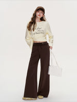 Cotton Straight Pants