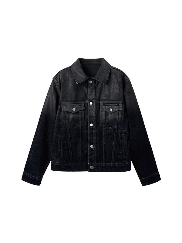 Roscoe Flocked Denim Jacket