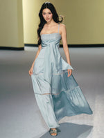 Sequin Strap Maxi Dress