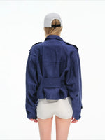Linen Cropped Jacket