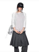 Contrast Stripe Dot Tee