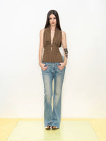 Convertible Knit Scarf Top