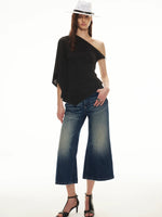 Asymmetric Batwing Top