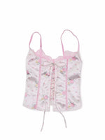 Satin Lace Corset