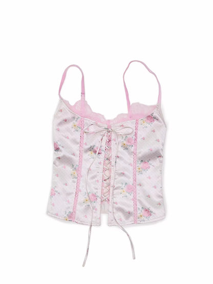 Satin Lace Corset