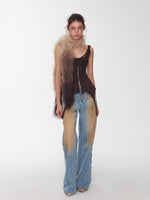 Suede Garter Corset Belt