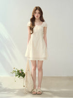 “Seine Holiday” Floral Tea Dress