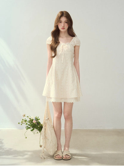 “Seine Holiday” Floral Tea Dress