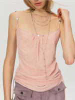 Pink Crystal Shimmer Cami
