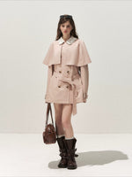 Detachable Cape Trench Coat