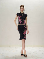 Red Romance Qipao Set