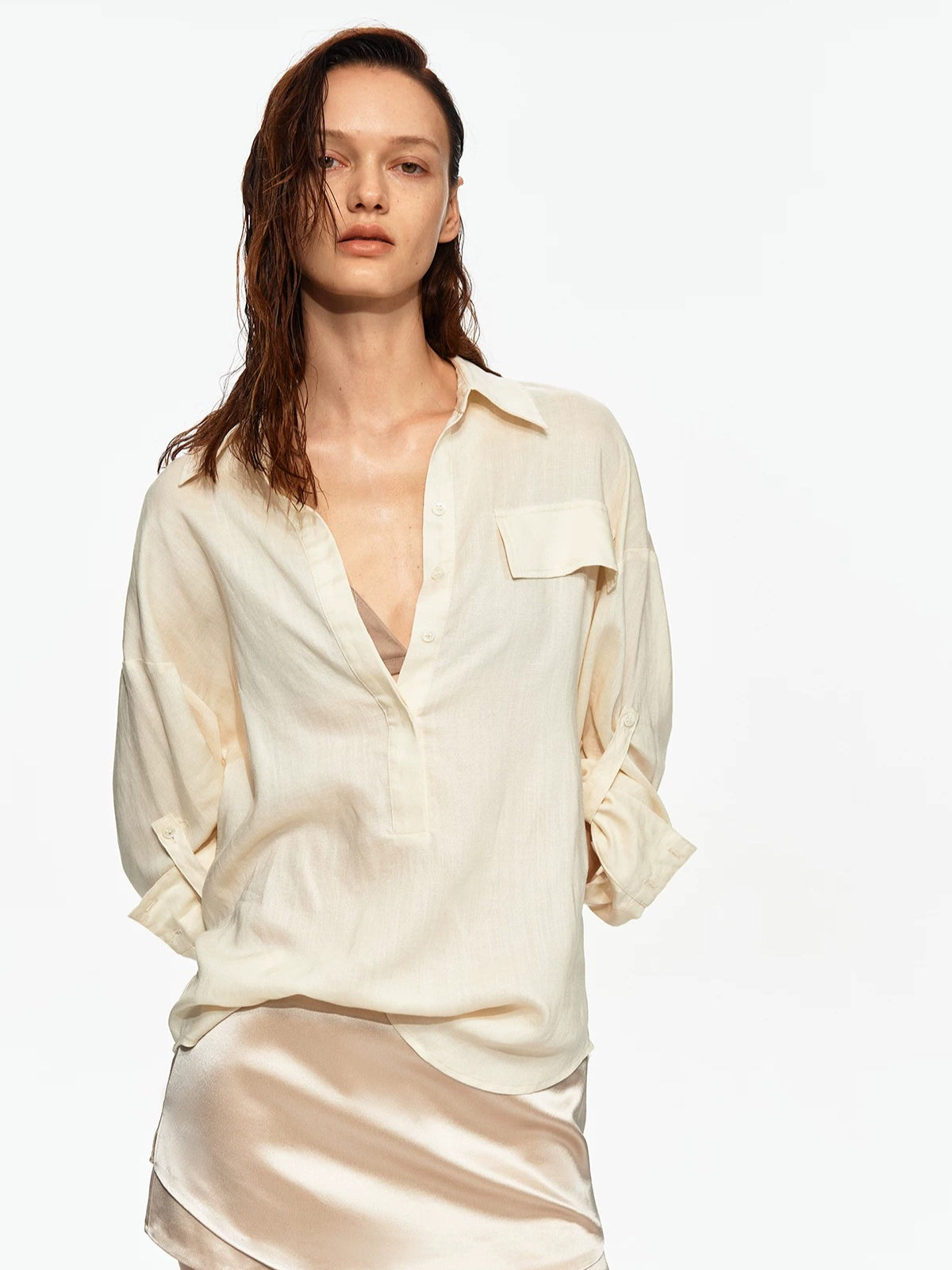 Silk Skort Shorts