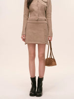 Cable Knit Cardigan & Skirt Set