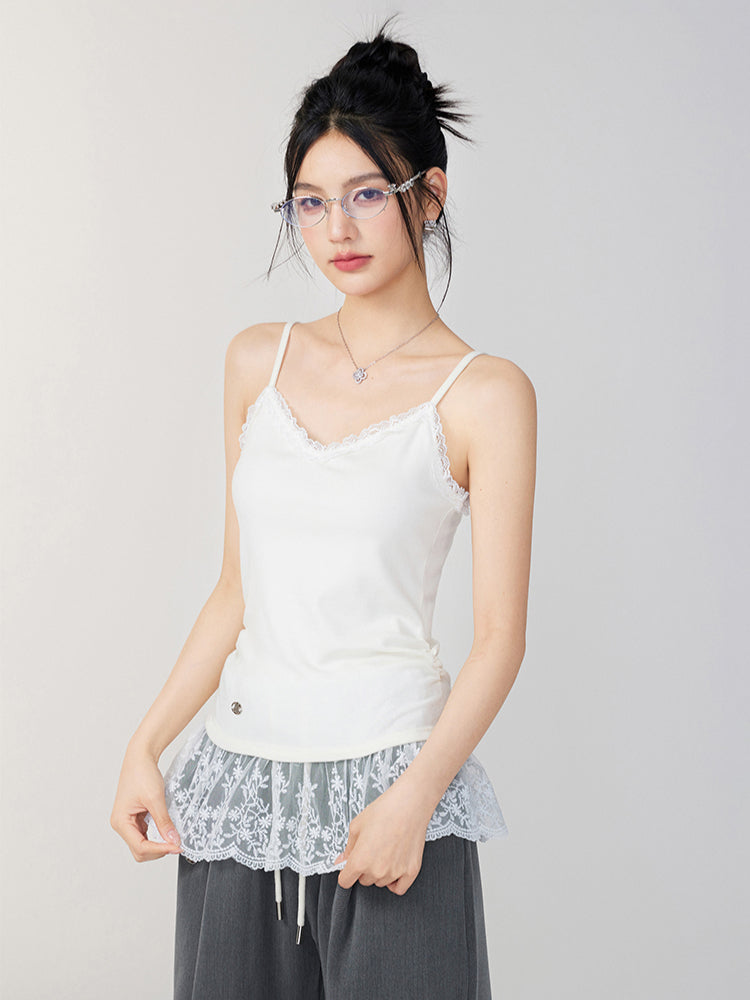 Lace-Trimmed Pure Desire Camisole
