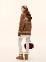 Fair Isle Knit Cardigan