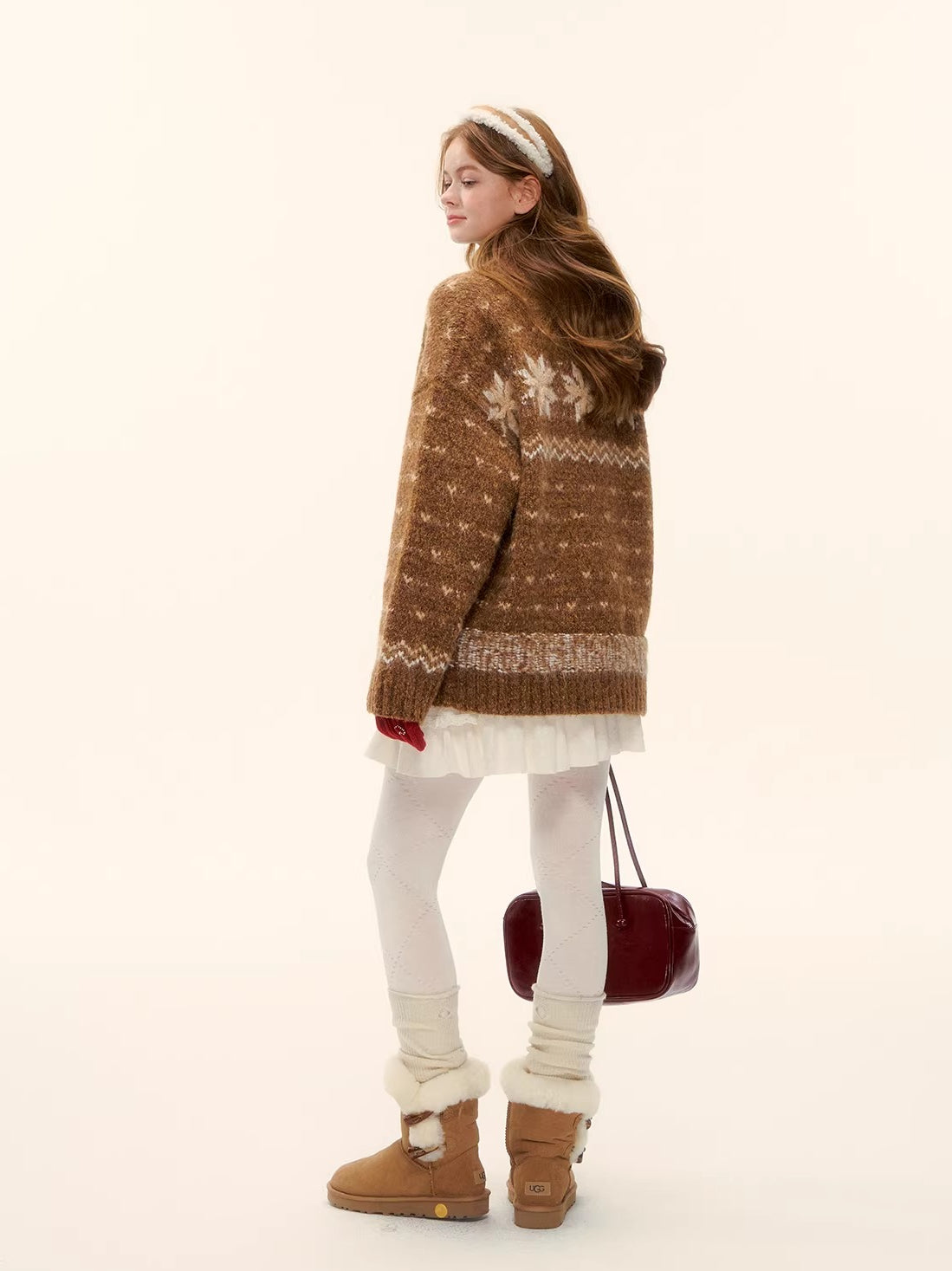 Fair Isle Knit Cardigan