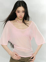Lyocell U-Neck Top