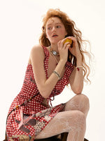 Ruffled Collar Plaid Doll Dress