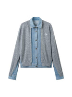 Nis Patchwork Knit Cardigan