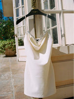 Pearl Strap Mini Dress