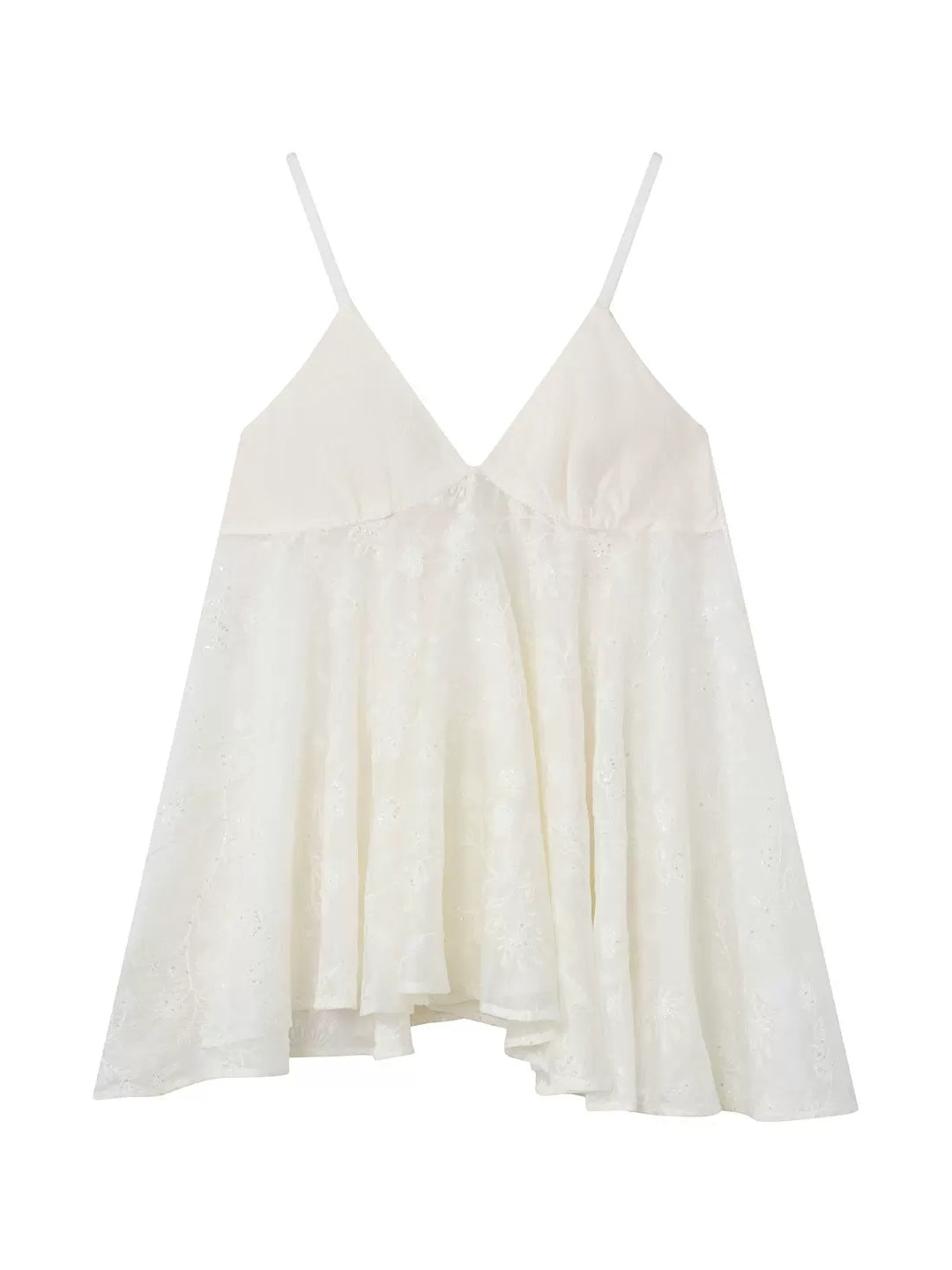 Embroidered Lace Cami