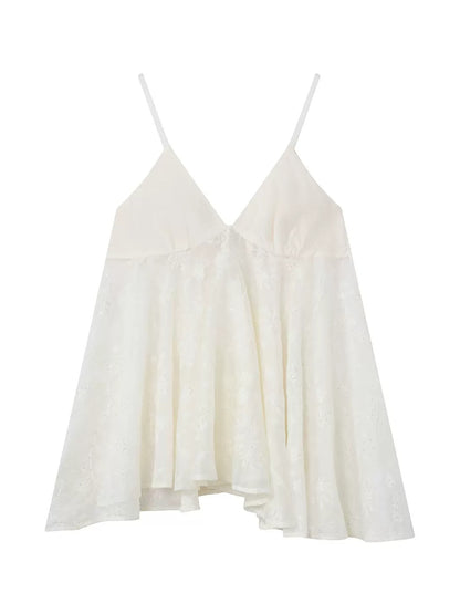 Embroidered Lace Cami