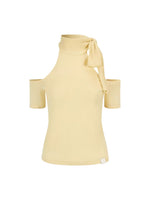 Cutout Halter Knit Top