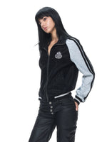 Y2K Leopard PU Patch Jacket