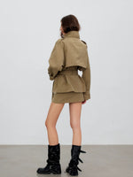 Contrast Panel Utility Jacket