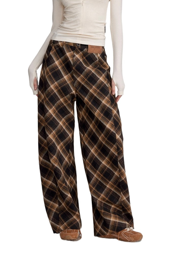 Relaxed Fit Curved-Cut Trousers