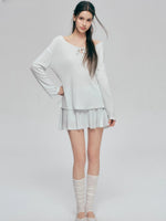 Bow Tie Knit Cover Up