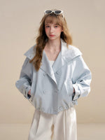 Double-Breasted Trench Jacket