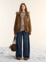 Vintage Washed Seam Denim Pants