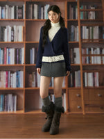 Layered V-Neck Knit Set